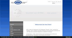 Desktop Screenshot of intra-gmbh.com